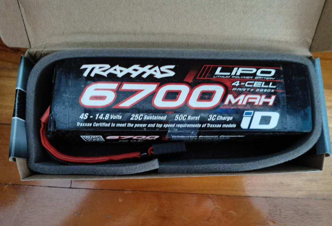 Traxxas 2890x 6700mAh 14.8v 4-Cell 4S 25C LiPo Battery X-Maxx
