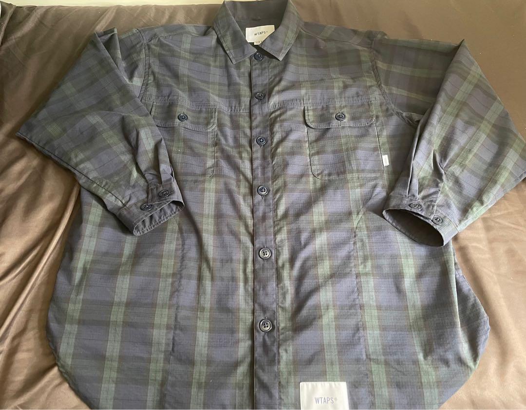 wtaps 21ss wcpo shirt green size 1, 男裝, 上身及套裝, T-shirt