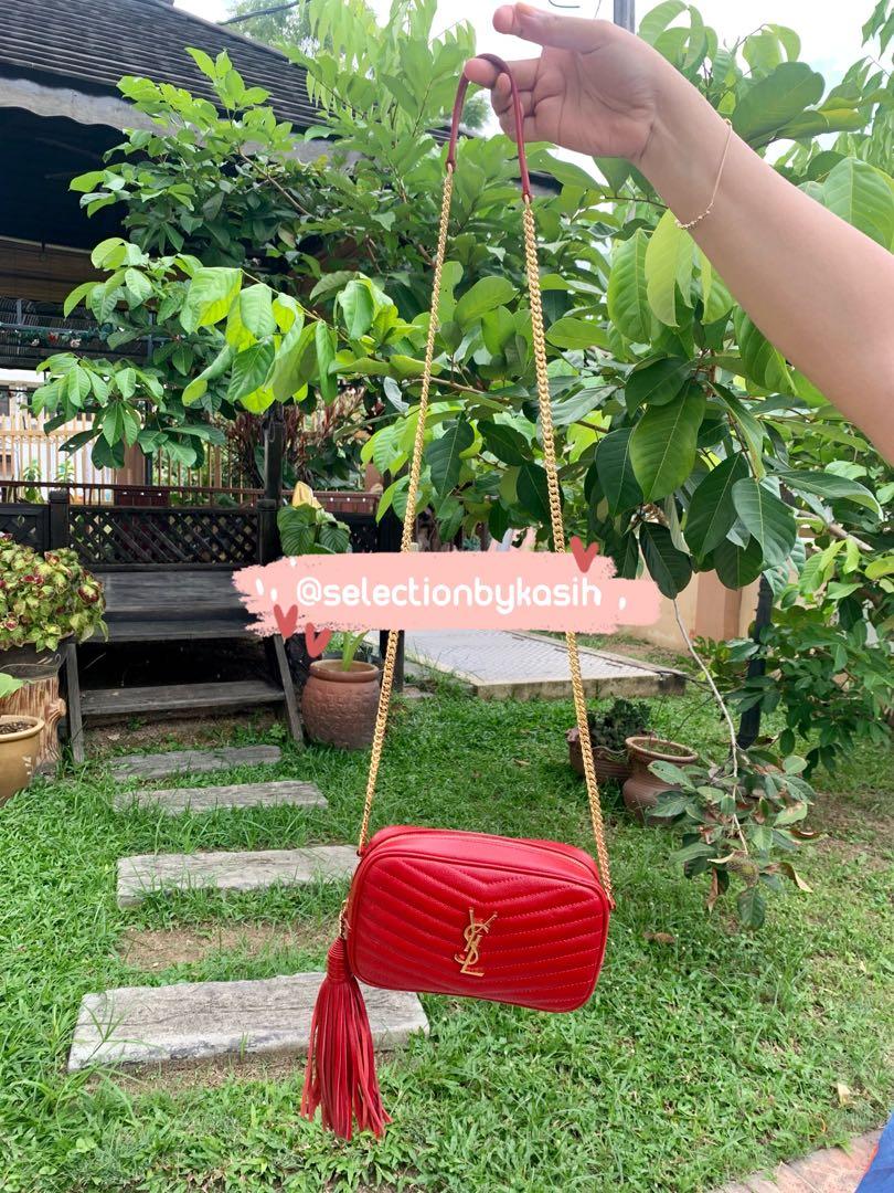 Ysl mini lou camera cheap bag review
