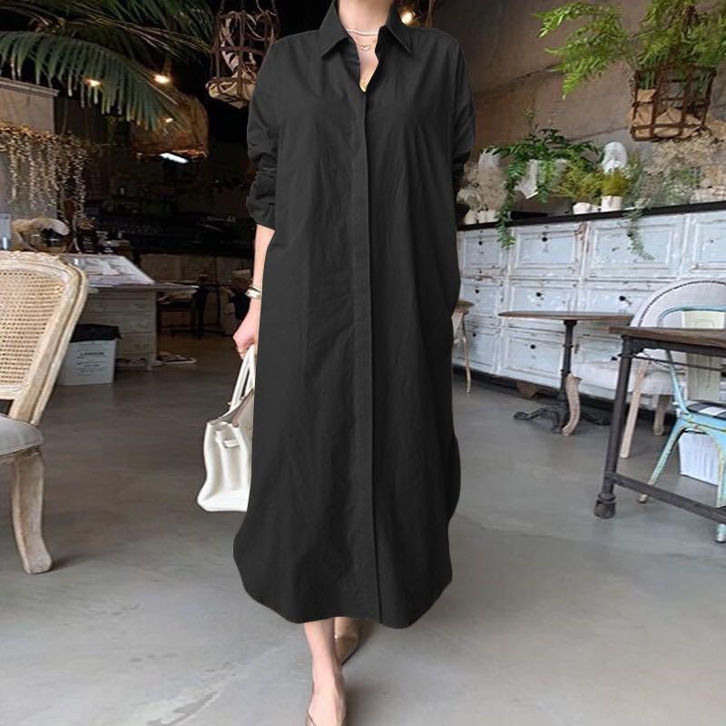 Finelylove Black Sweater Dress Woman Clothes Under 5 Summer