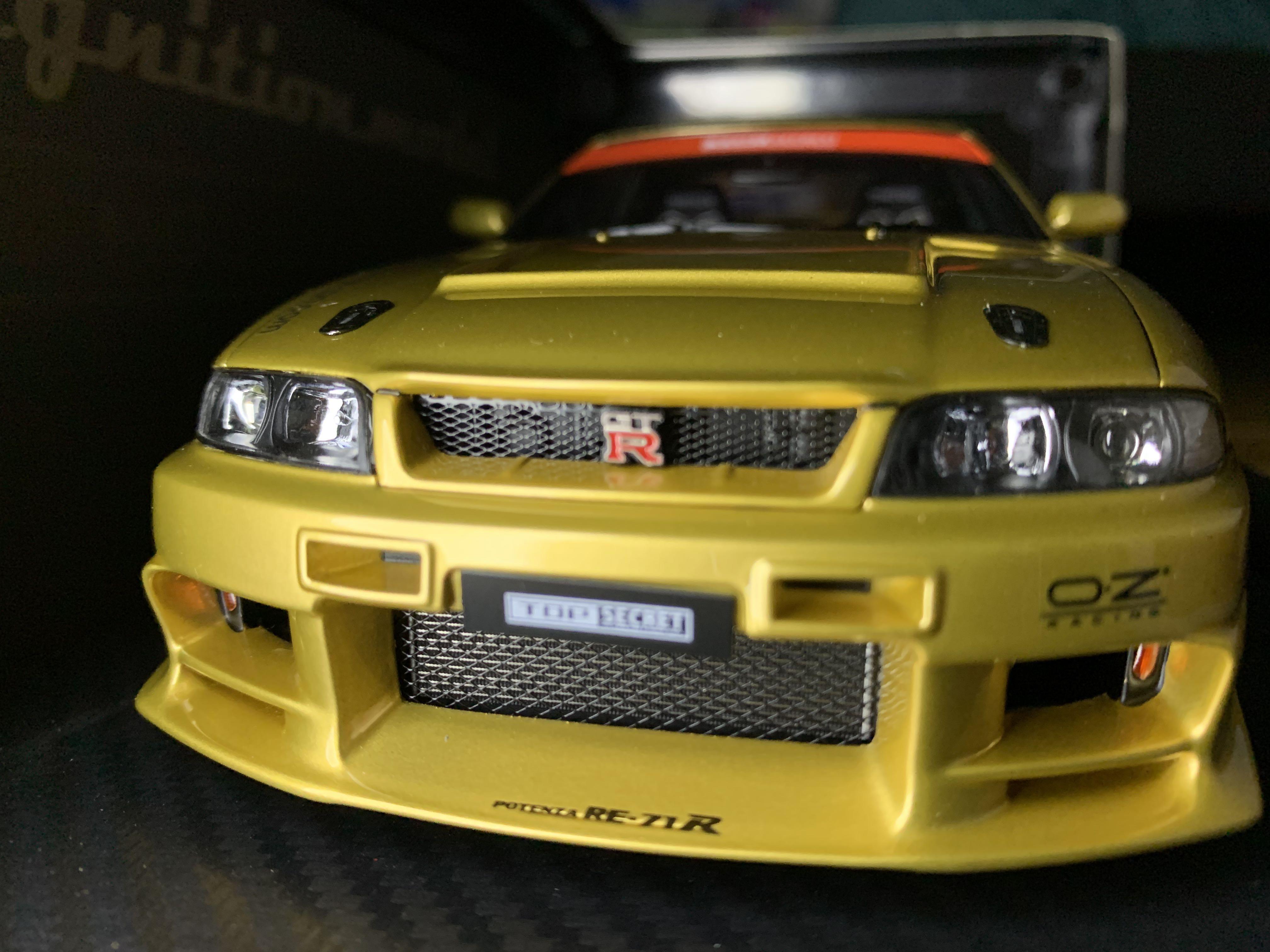 1 18 Nissan Skyline Gtr R33 Top Secret 興趣及遊戲 玩具 遊戲類 Carousell