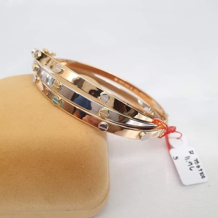 Tri color cartier bracelet best sale