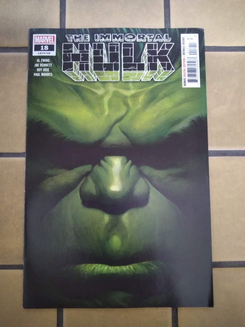 Immortal Hulk #23 Main Cover Marvel Comic 1st Print 2019 unread NM 