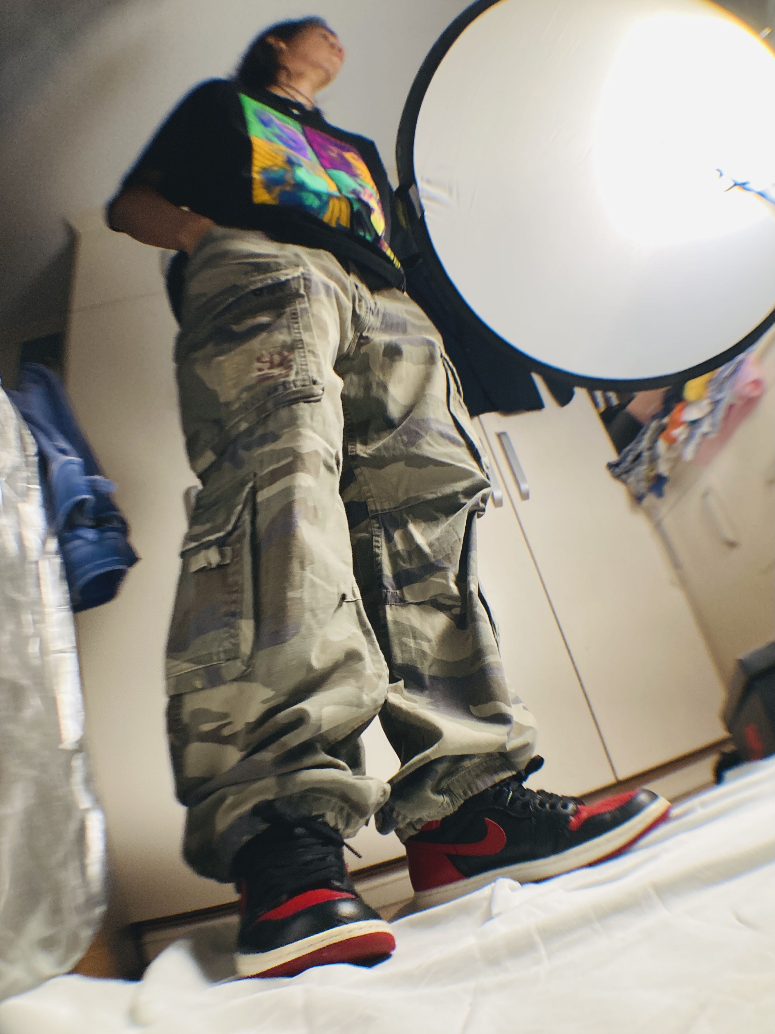 Abercrombie Camouflage Cargo Pants, Men 