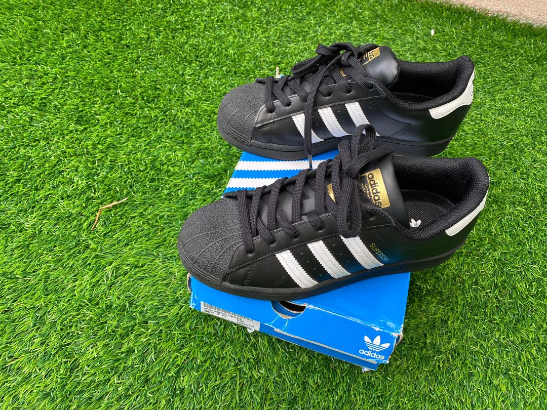 💯Adidas Superstar black size 38 💯 authentic , Women's Fashion, Shoes on  Carousell