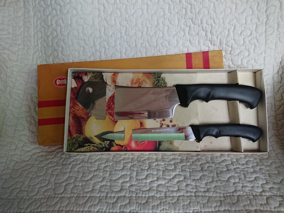 AMC stainless knife set, Furniture & Home Living, Kitchenware