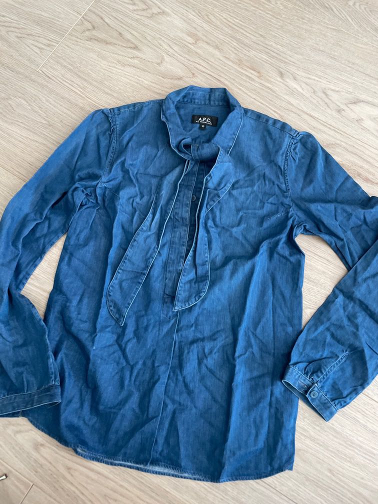 Apc denim shirt, 女裝, 上衣, T-shirt 