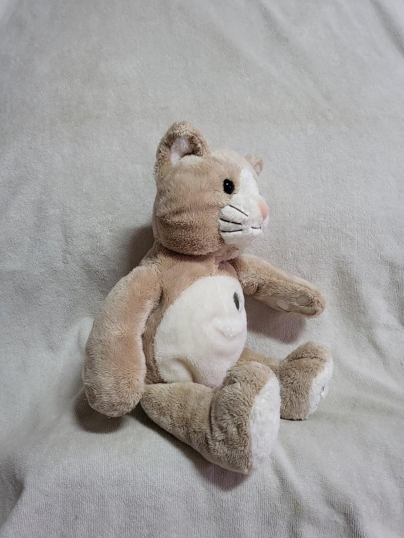 Authentic Rare Vintage My First Harrods Kitten Cat Beanie Plush