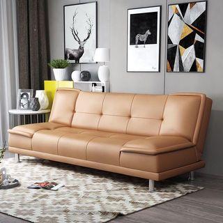 B028 Sofa bed pu皮質梳化床 布藝梳化床 辦公室家用沙發床全新