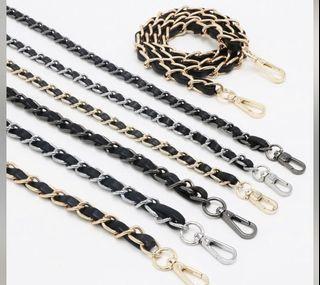 Bag Chain Strap Replacement Gold Chain for Sling Bag Long Strap Hanging Metal Chain Crossbody Belt