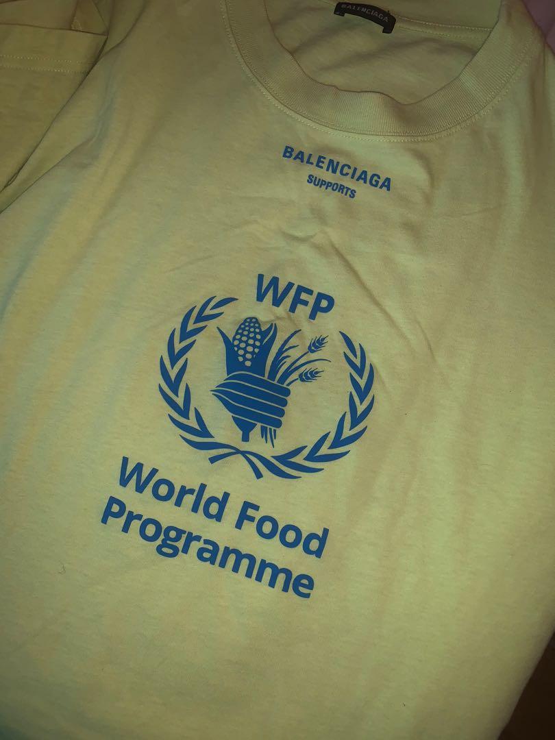 Shop BALENCIAGA BALENCIAGA World Food Programme T-shirt by Export