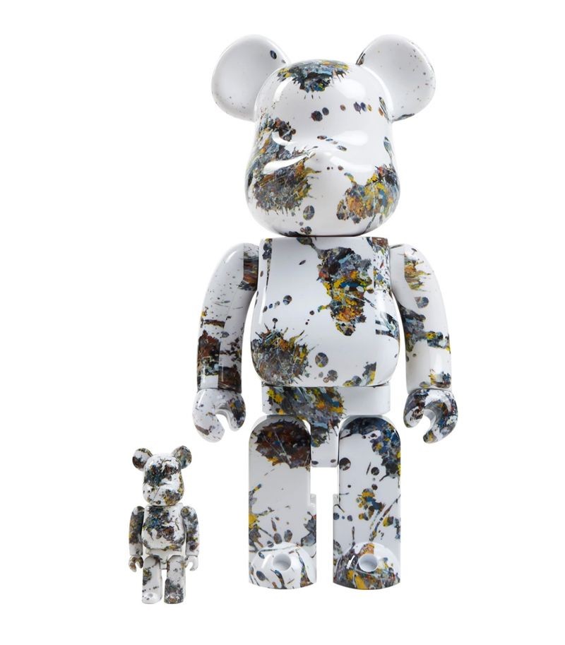 bearbrick jackson pollock 400% 100% 潑墨, 興趣及遊戲, 玩具& 遊戲類