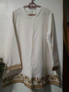 BEYAZ TOP WHITE BLOUSE PLUS SIZE #SeeHere