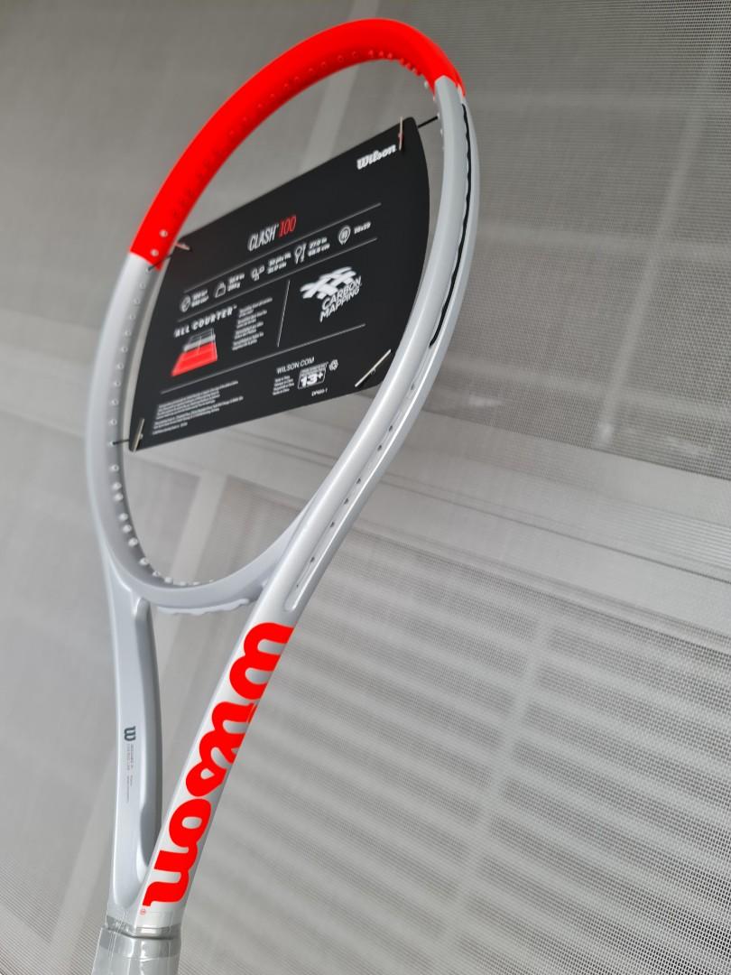 Brand New Wilson Clash 100 Silver (Platinum) Limited Edition Grip