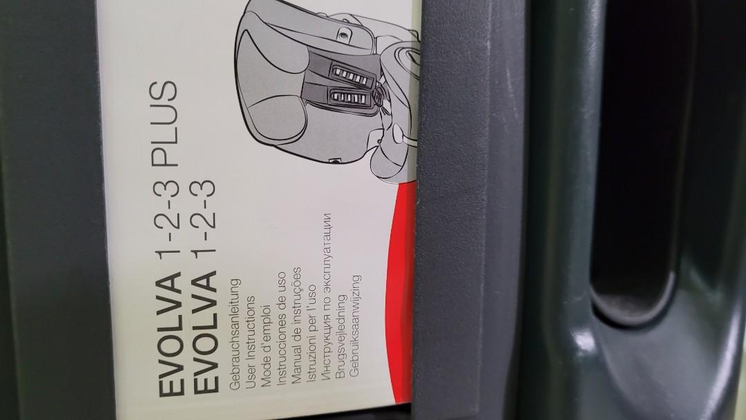 Britax evolva 123 instruction book clearance