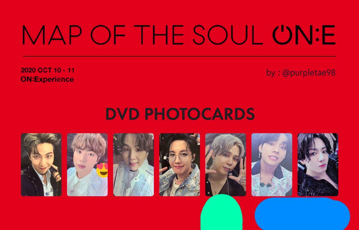 BTS map of the soul one DVD小卡, 興趣及遊戲, 收藏品及紀念品, 韓流