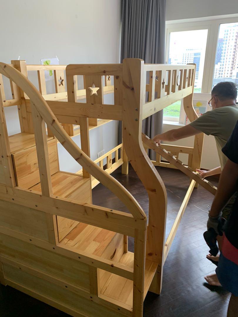 Bunk bed disassembly /assembly/movers services/transportation/disposal