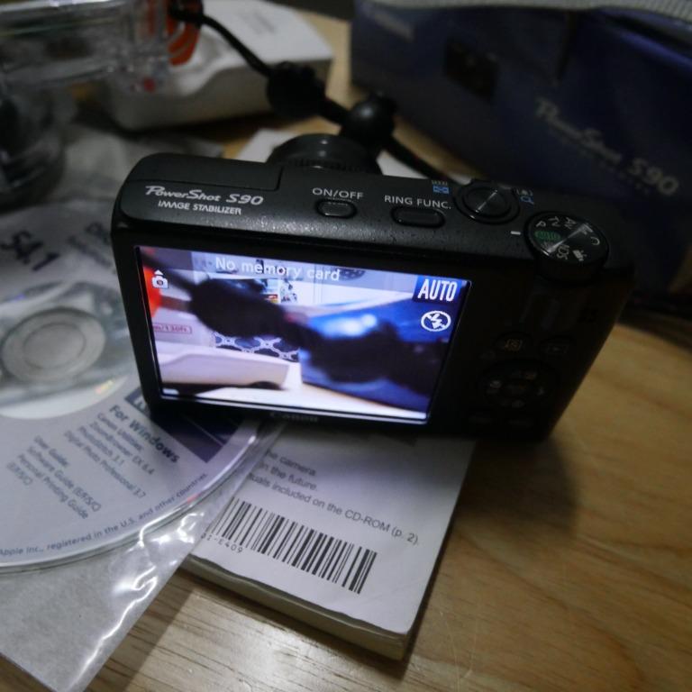 CANON UNDERWATER CAMERA EXCELLENT CONDITION (Category: Cameras) located in Manila. Submitted by 09179950700 (Listing ID 1116129366, Image 3). Description: Camera and Housing both in PRISTINE CONDITION Shoots in RAW Canon Powershot S90 in Box with Manual, Battery, Battery Charger Underwater Housing (Open Box) with Manual, Lanyard, Light Diffuser .