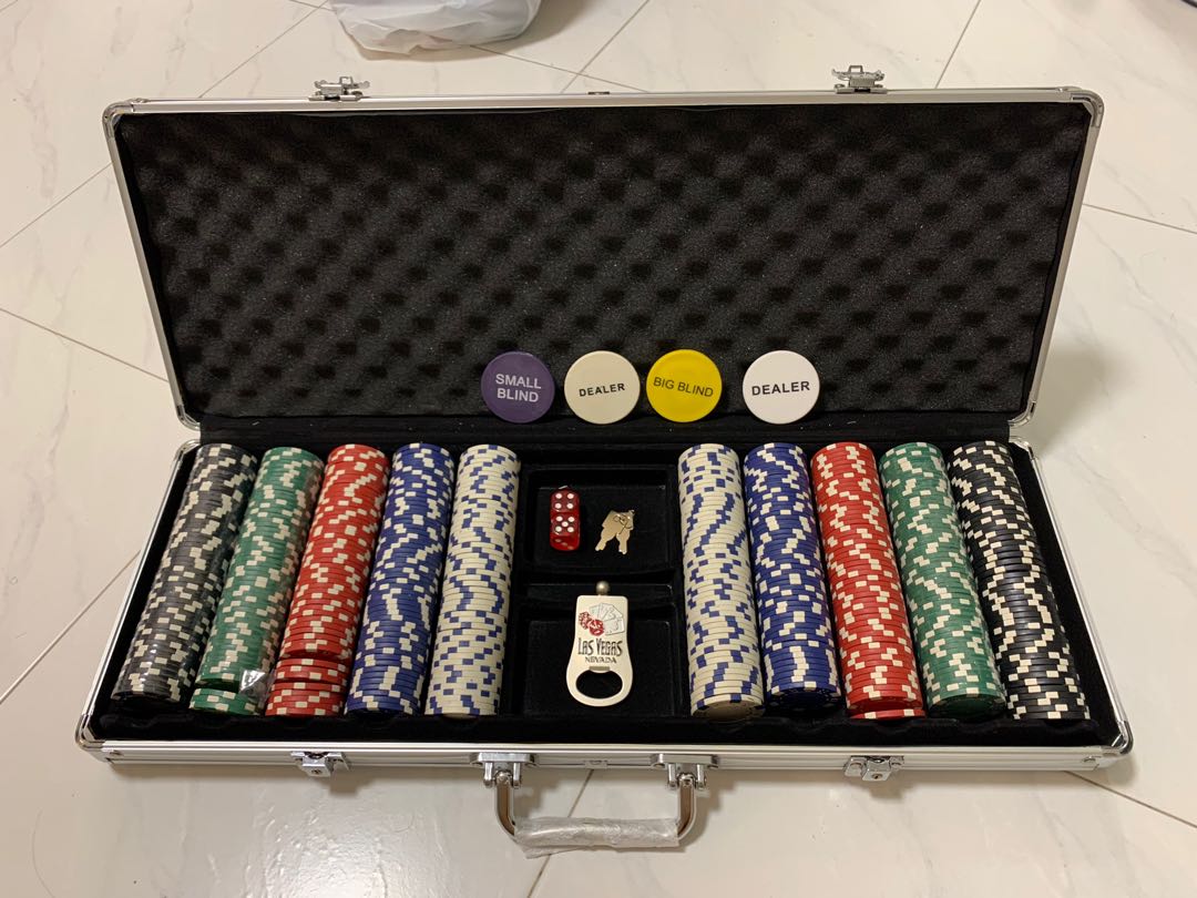 Casino Poker Chips Set Suitcase, Hobbies & Toys, Toys & Games on Carousell