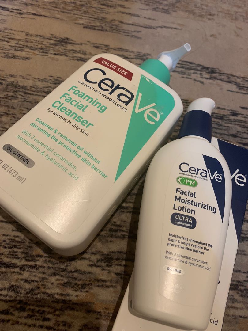 Cerave Bundle, Beauty & Personal Care, Face, Face Care on Carousell