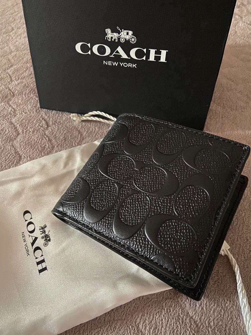 READY STOCK F75910 Coach Wallet monogram, Men's Fashion, Watches &  Accessories, Wallets & Card Holders on Carousell