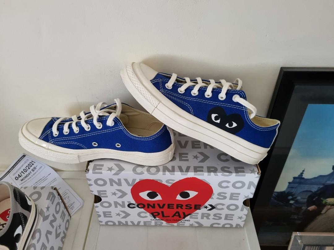 Cdg converse blue hotsell