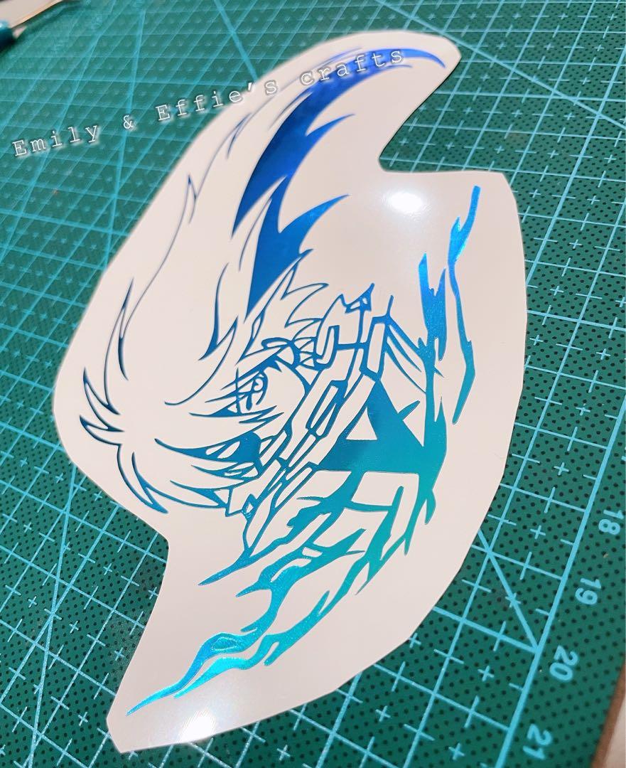 Customised Anime game manga characters Vinyl Decals, sticker, car