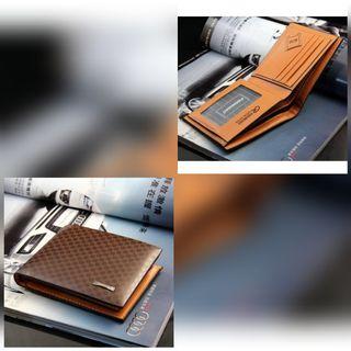 DOMPET PRIA IMPORT PENDEK LIPAT KULIT COKLAT MURAH PREMIUM BRANDED ORIGINAL ROBERTO WA051B7 ASLI ORI