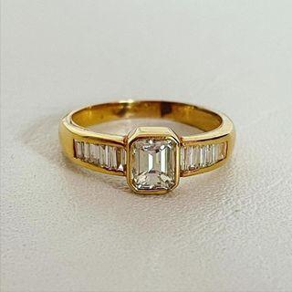 Emerald Cut diamond ring