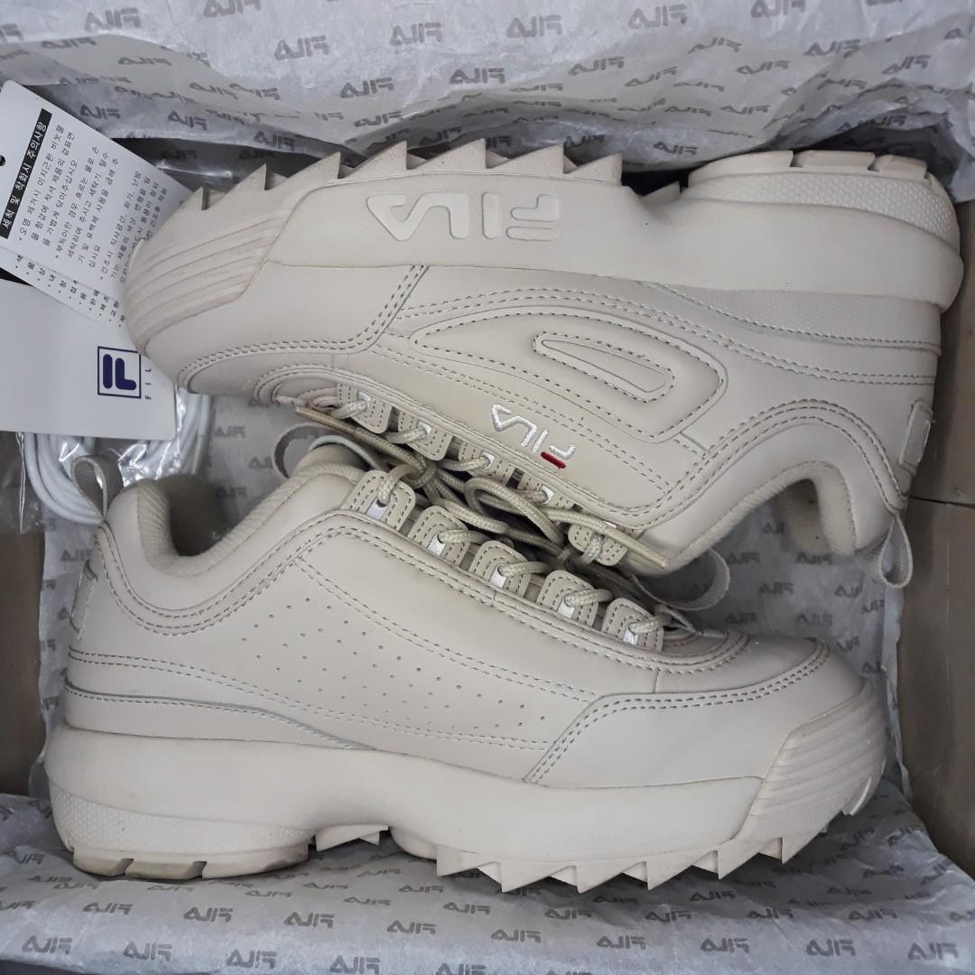 Fila Disruptor 2 Original Bright Pink Beige Sneakers Chunky