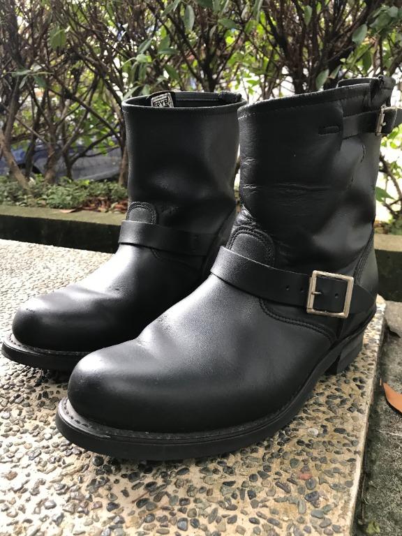 ENGINEER BOOTS 9R BLACK ROCKABILLY GREASERS BIKERS FRYE NOT WESCO