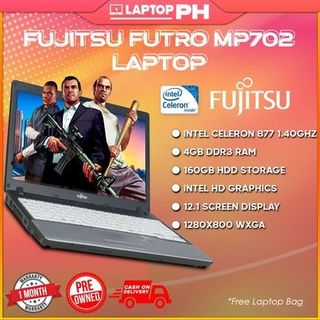 お得バージョン＞富士通FUTRO MP-702 12型軽いノートPC（SSDに換装済み)