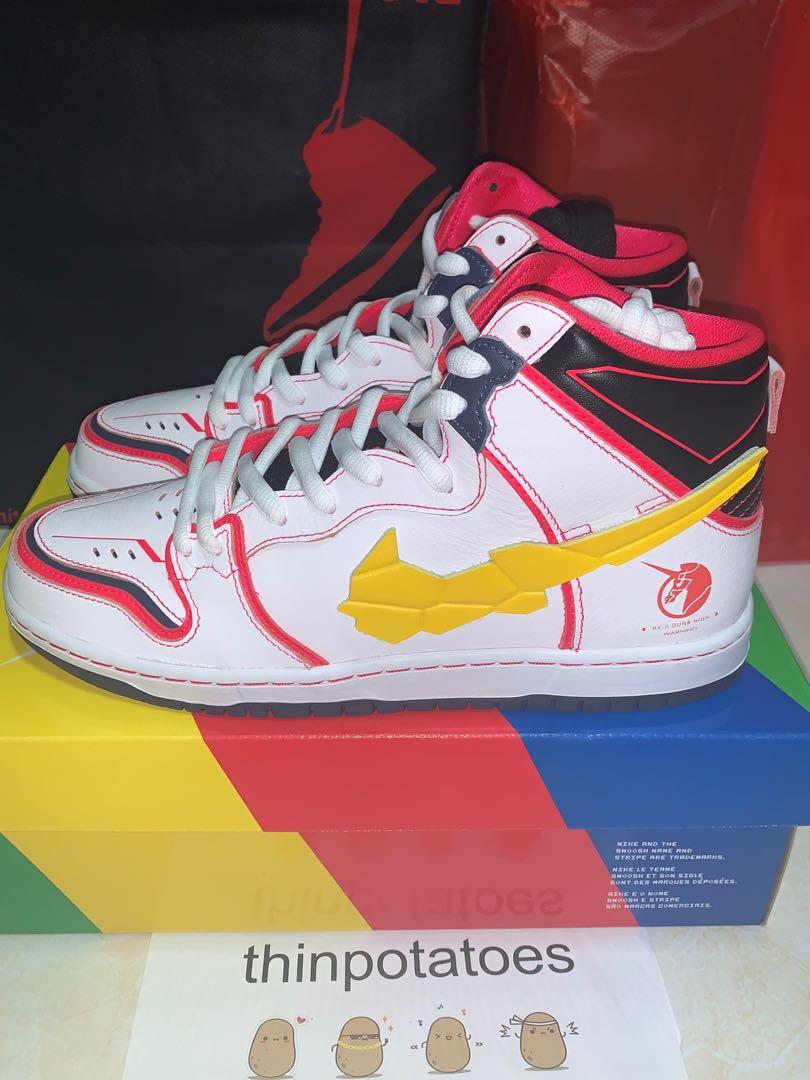 Full Sizes Nike SB Dunk High Gundam Project Unicorn RX 0 DH7717