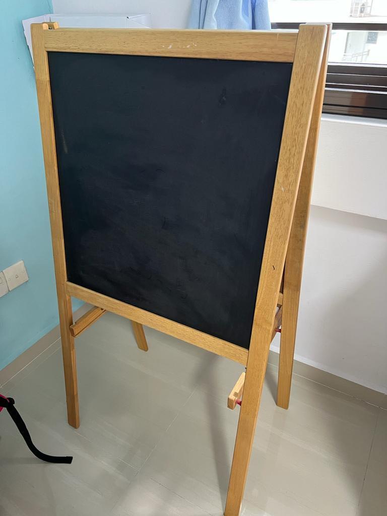 Ikea easel whiteboard and chalkboard, Babies & Kids, Baby Nursery