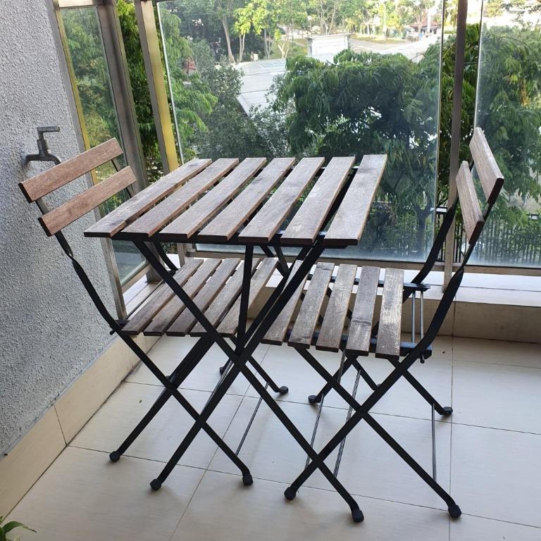 Ikea Tarno Table and 2 Chairs set, Furniture & Home Living, Furniture