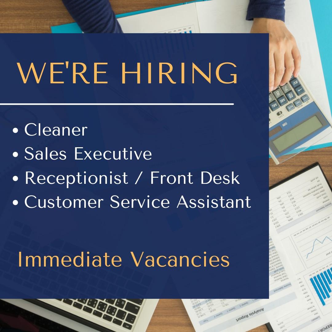 Immediate Vacancies Jobs Customer Service On Carousell