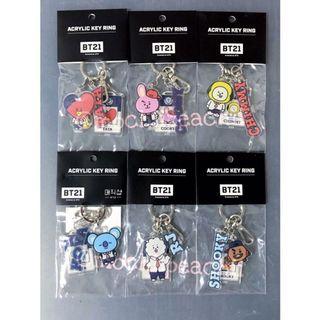 [INSTOCK/ WTS] OFFICIAL BT21 ACRYLIC KEYRING/ KEYCHAIN