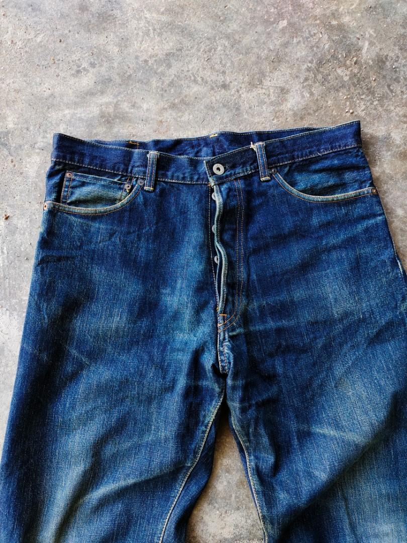 jeans japan selvedge, Men's Fashion, Bottoms, Jeans on Carousell