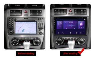 Latest Mercedes W203 W209 C180 C200 CLK200 Android 13 Player