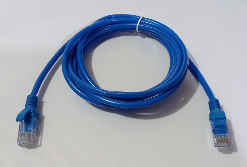 Machine Crimp LAN Ethernet Internet Cord Cable with Free Nail Clips (Category: Cables & Adaptors) located in Quezon City. Submitted by kyrex12 (Listing ID 1116120635, Image 2). Description: LAN(male) to LAN(male) -1m for 100 -3m for 120 -5m for 140 -10m for 180 -15m for 200 -20m for 220 -25m for 240 -30m for 240 -machine crimp -sealed -complete with RJ45 with boots -with free nail clips(quantity depends on how many meters) -may less if wholesale(