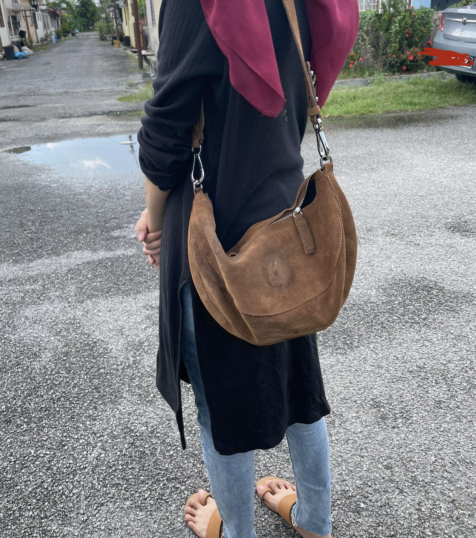 Mango half moon bag store