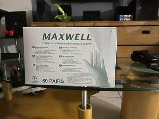Maxwell sterile powdered latex surgical gloves