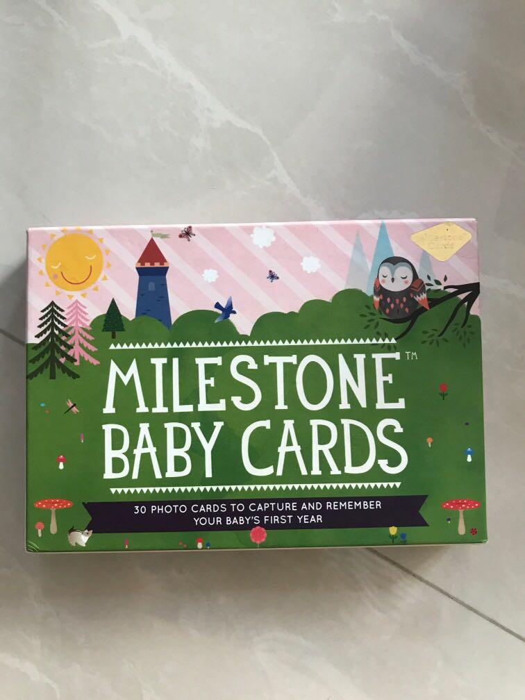 Milestone card, Babies & Kids, Infant Playtime on Carousell