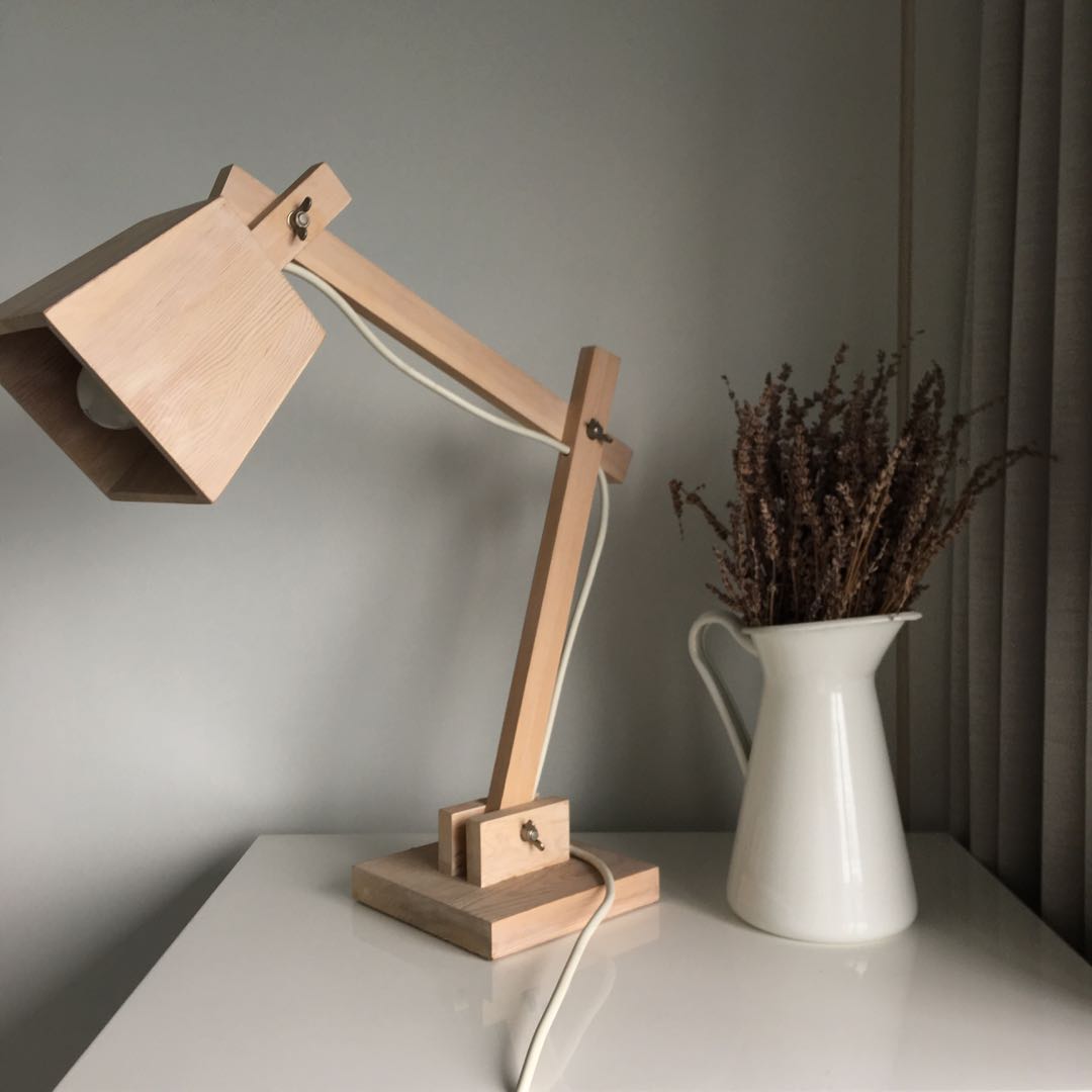 Muuto wooden architect table lamp Furniture Home Living