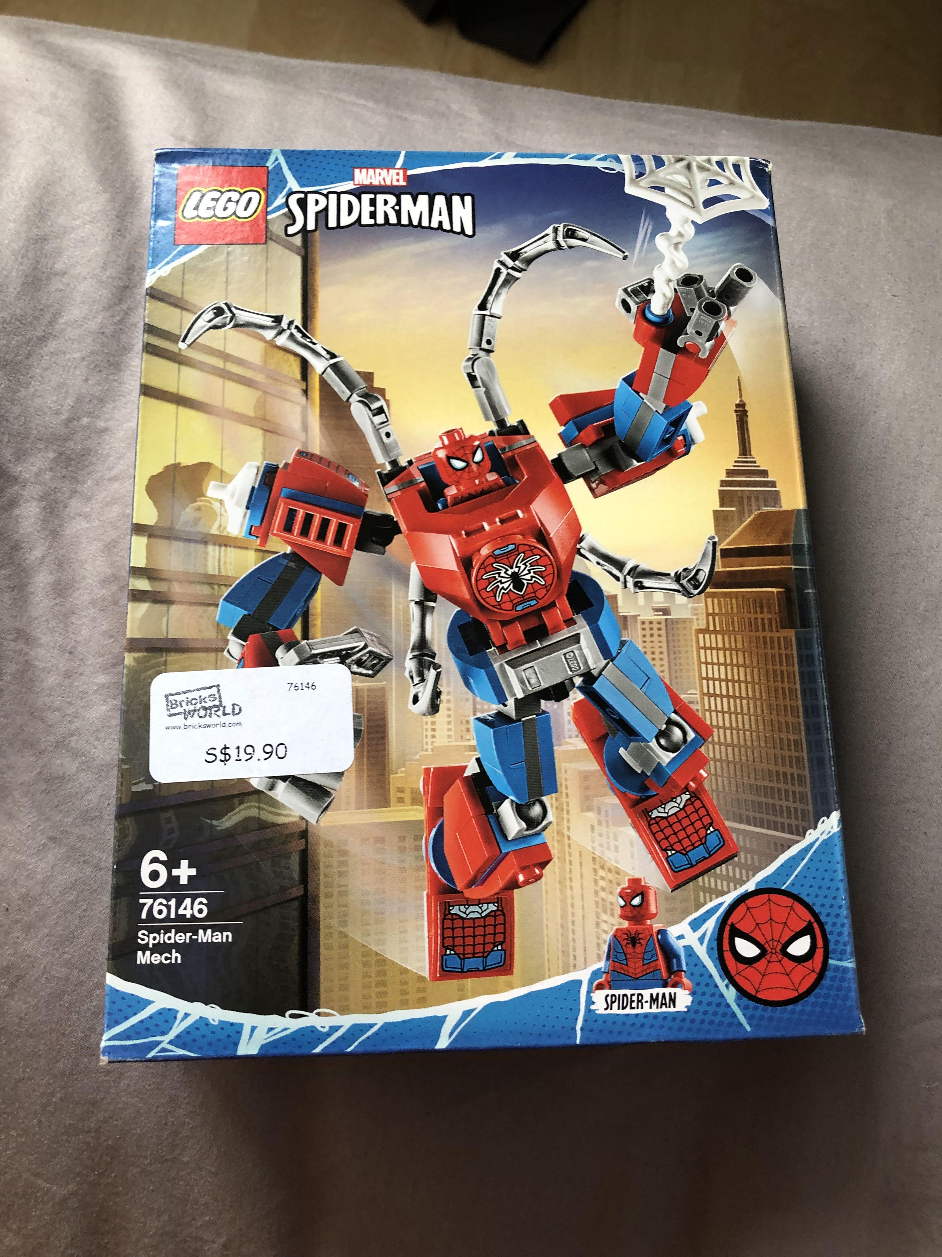 New - LEGO Spider-Man Spiderman mech buildable toy 76146, Hobbies & Toys,  Toys & Games on Carousell