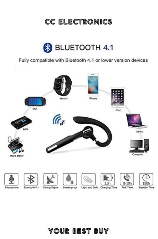 Azally bluetooth store headset earpiece