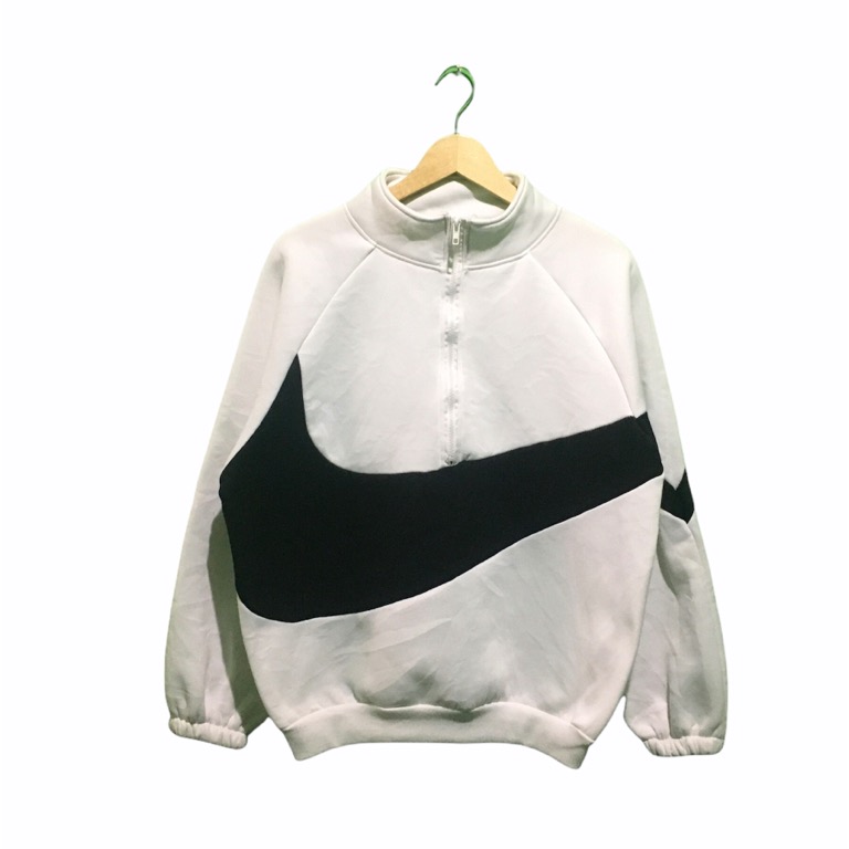 Nike big swoosh shop half zip