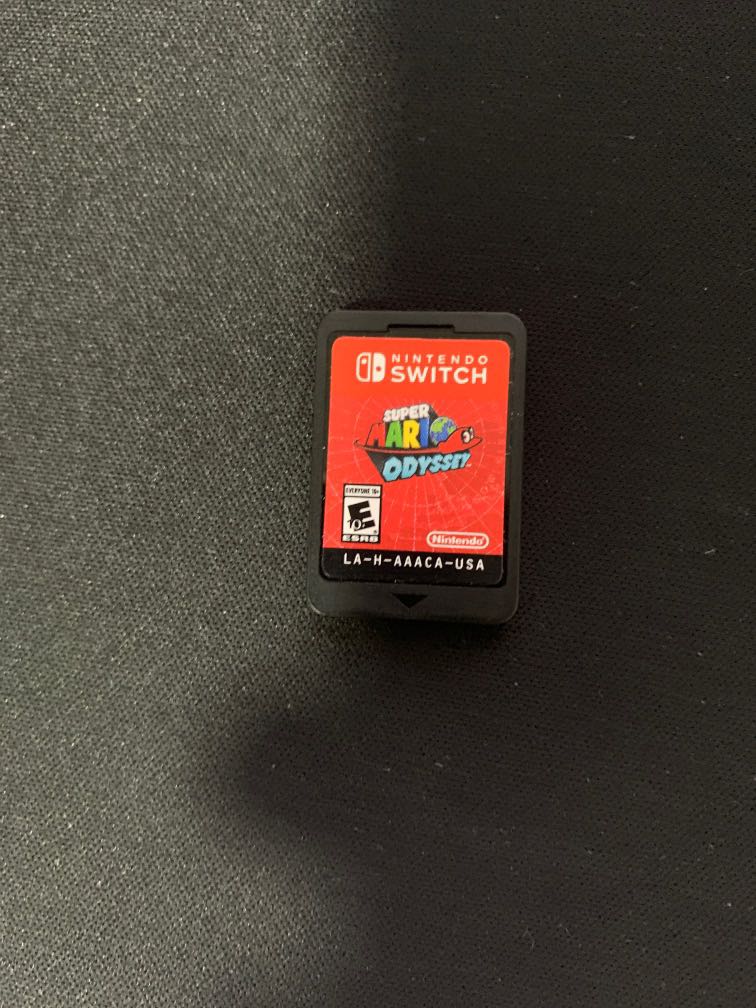 Super mario top odyssey game card