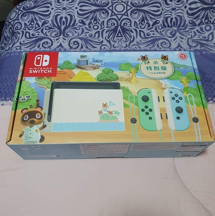 Nintendo Switch V2 ACNH Bundle, Video Gaming, Video Game Consoles ...