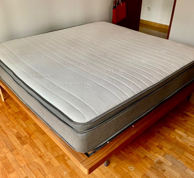 NOA King mattress and king bed frame, Furniture & Home Living